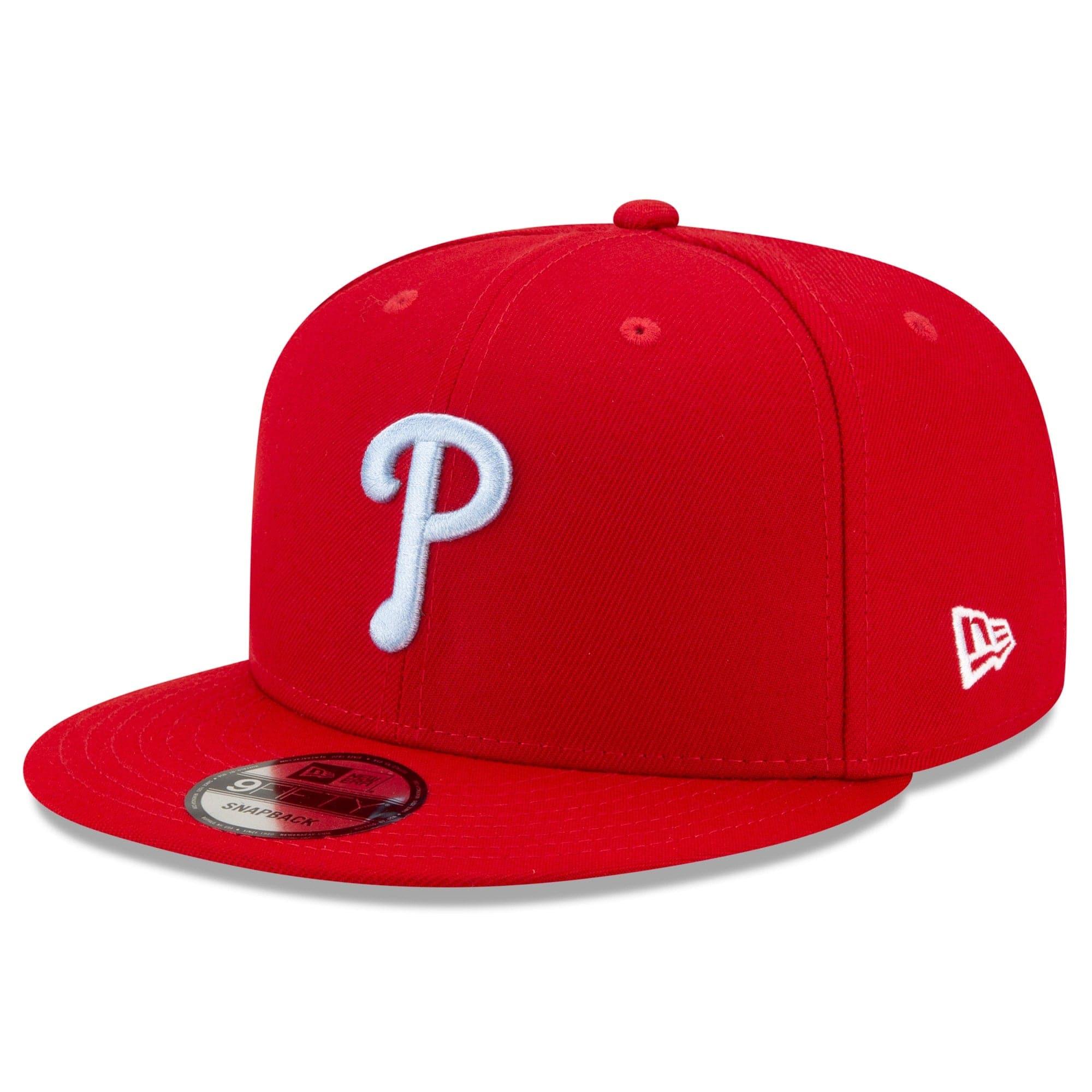 New Era Caps Philadelphia Phillies New Era MLB 2021 Fathers Day 9FIFTY Snapback Hat - Red