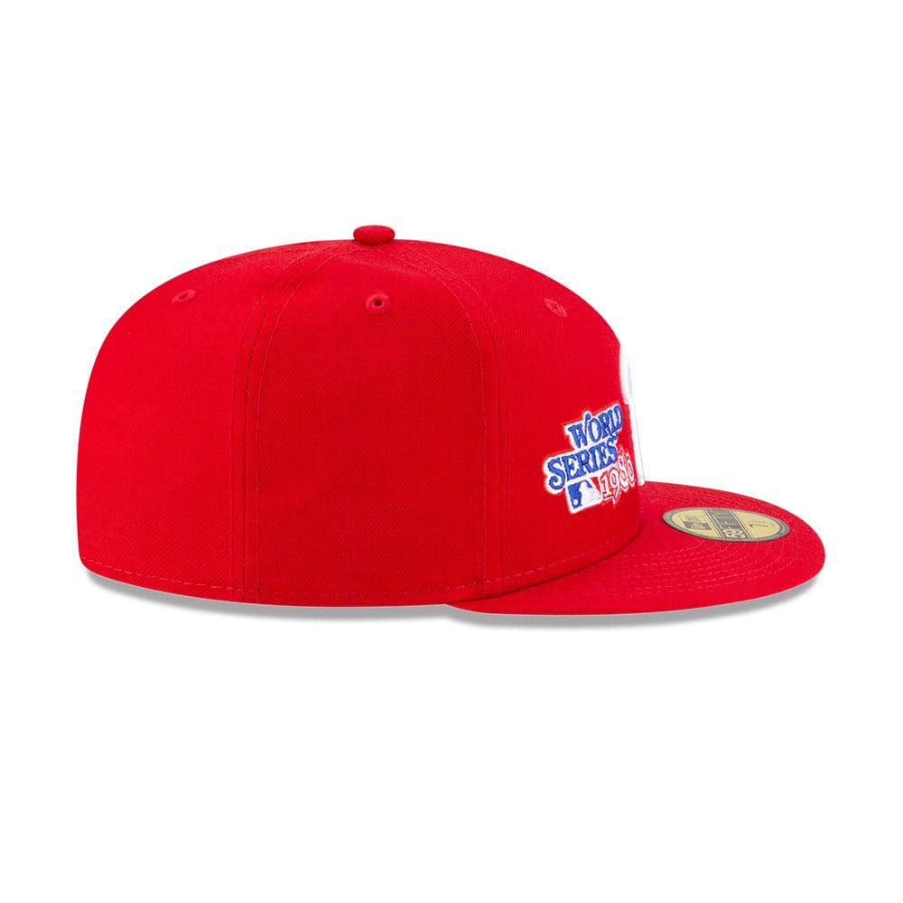 New Era Caps Philadelphia Phillies New Era MLB Champions Patch 59FIFTY Fitted Hat - Red