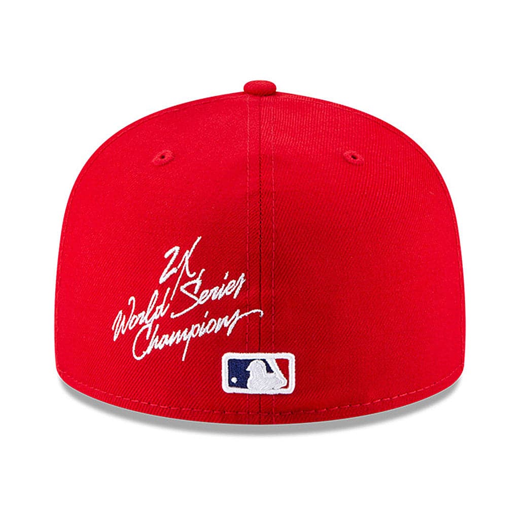New Era Caps Philadelphia Phillies New Era MLB Champions Patch 59FIFTY Fitted Hat - Red