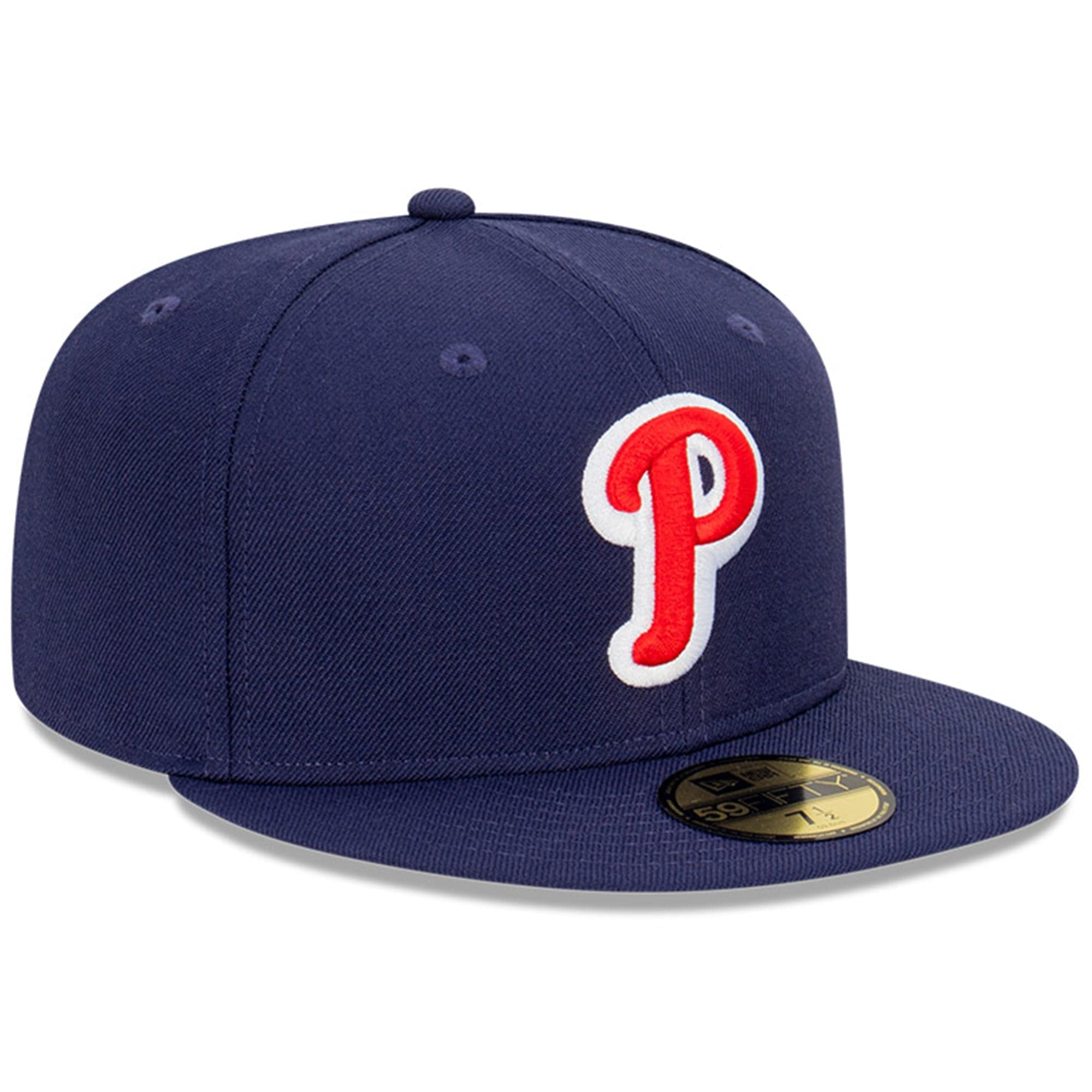 New Era Caps Philadelphia Phillies New Era MLB Cooperstown 59FIFTY Fitted Hat - Navy