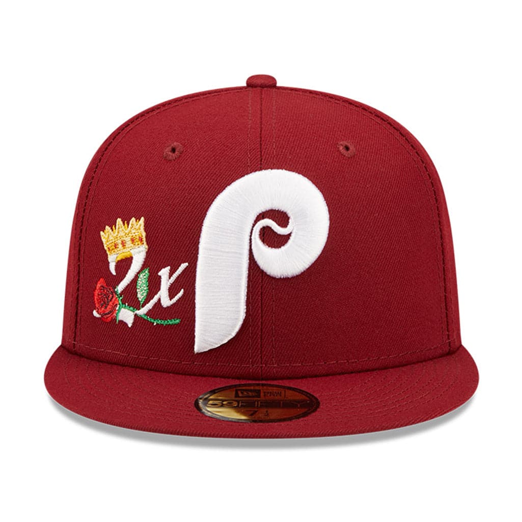 New Era Caps Philadelphia Phillies New Era MLB Crown Champs 59FIFTY Fitted Hat - Red