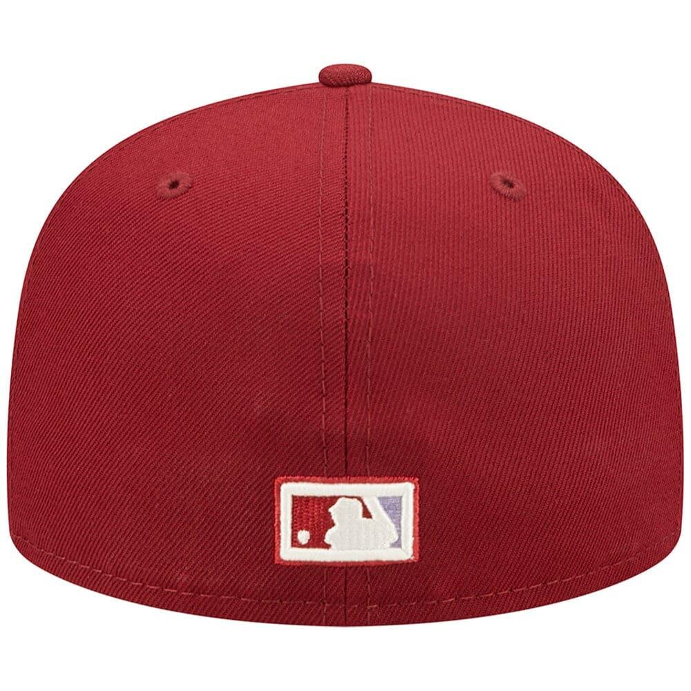 New Era Caps Philadelphia Phillies New Era MLB Pop Sweat 59FIFTY Fitted Hat - Maroon