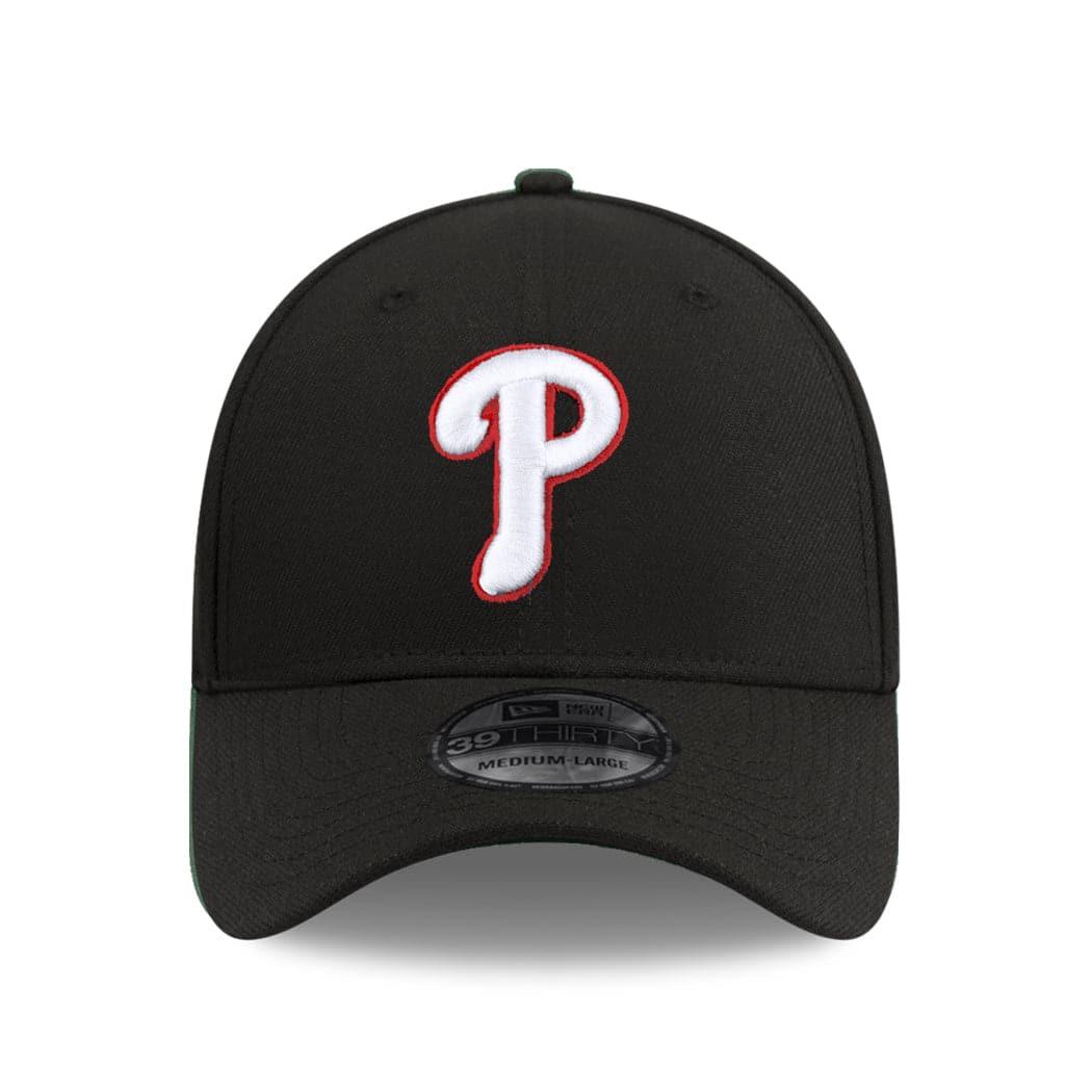 New Era Caps Philadelphia Phillies New Era MLB Team Classic 39THIRTY Curve Hat - Black