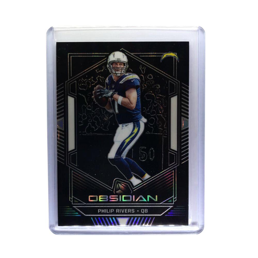 Panini Cards Philip Rivers Los Angeles Chargers 2019 Panini NFL Obsidian 13/25 Card