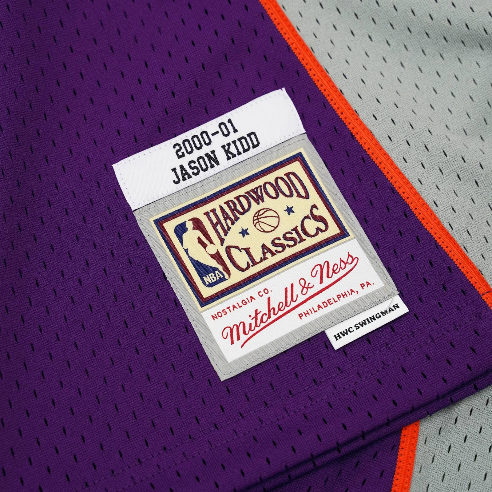 Mitchell And Ness Jerseys Phoenix Suns Jason Kidd Mitchell & Ness NBA 00-01 Road Swingman Jersey - Purple