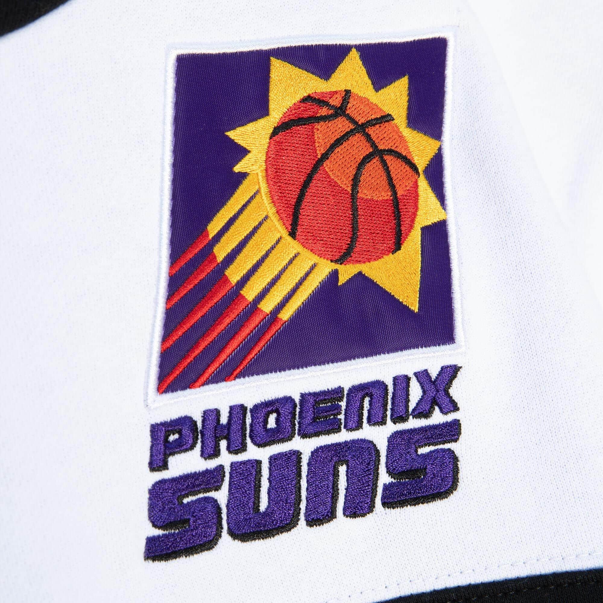 Mitchell And Ness Jumpers Phoenix Suns Mitchell & Ness NBA Fusion Fleece 2.0 Hoodie Jumper - Black