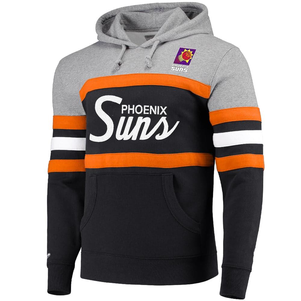 Mitchell And Ness Jumpers Phoenix Suns Mitchell & Ness NBA Head Coach Premium Hoodie Jumper - Black
