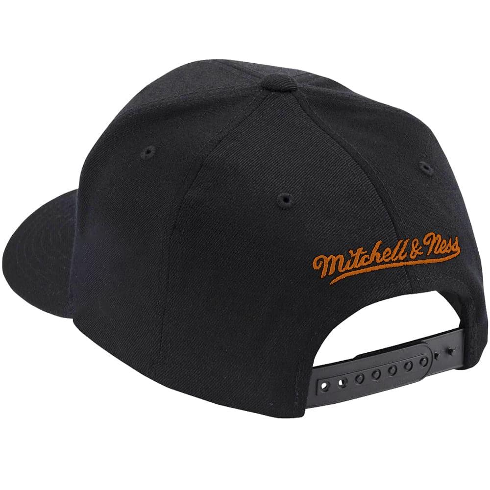 Mitchell And Ness Caps Phoenix Suns Mitchell & Ness NBA Logo Script Classic Red Snapback Hat - Black