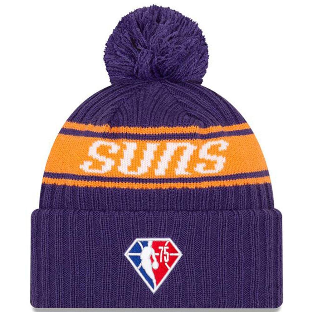 New Era Beanies Phoenix Suns New Era NBA 2021 Draft Pom Knit Beanie - Purple