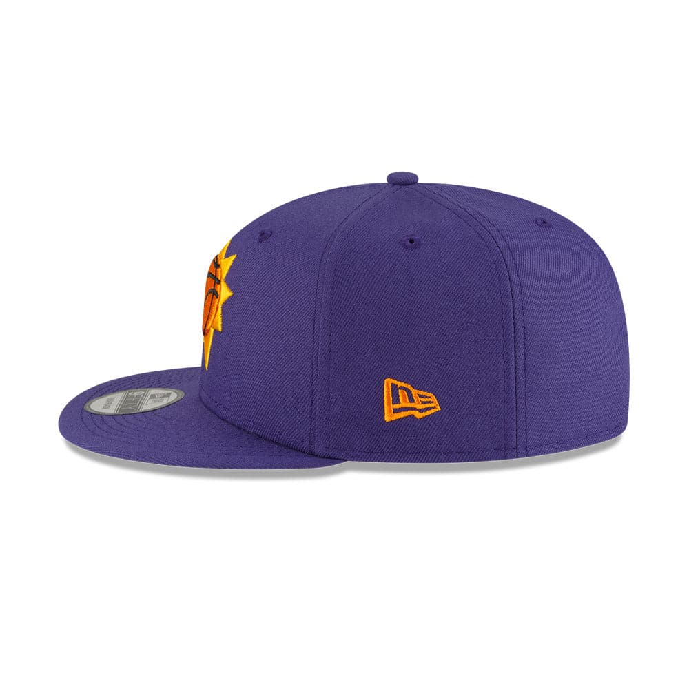 New Era Caps Phoenix Suns New Era NBA 21-22 Back Half 9FIFTY Snapback Hat - Purple