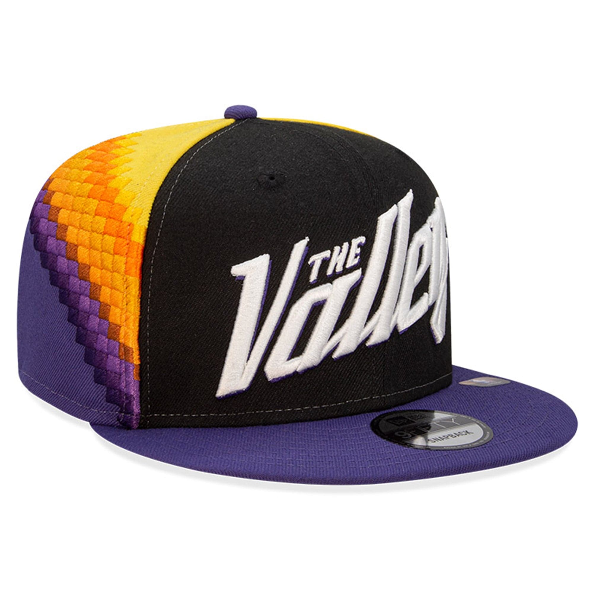 New Era Caps Phoenix Suns New Era NBA 21-22 City Edition 9FIFTY Snapback Hat - BLACK