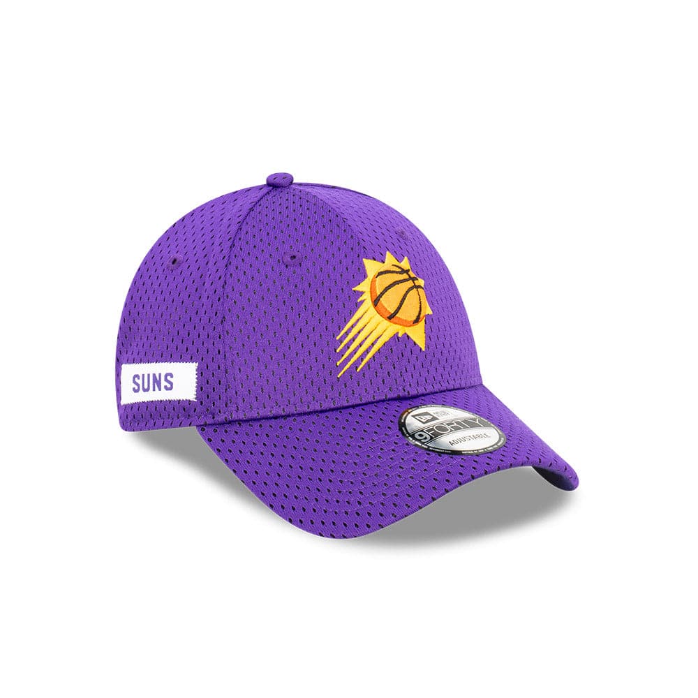 New Era Caps Phoenix Suns New Era NBA Name Sidepatch Mesh 9FORTY Snapback Hat - Purple