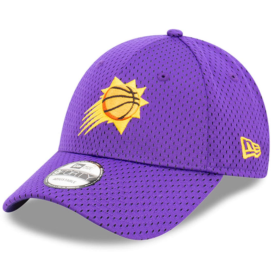 New Era Caps Phoenix Suns New Era NBA Name Sidepatch Mesh 9FORTY Snapback Hat - Purple