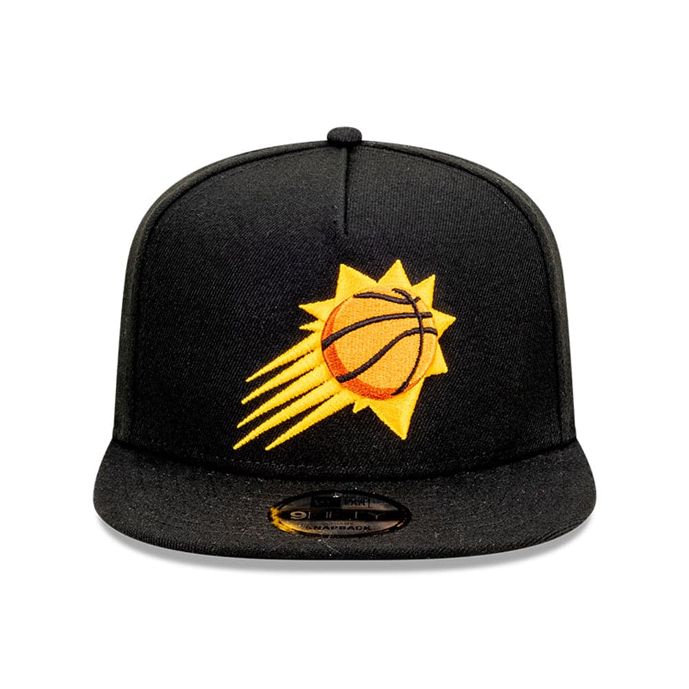New Era Caps Phoenix Suns New Era NBA Team 9FIFTY A-Frame Snapback Hat - Black
