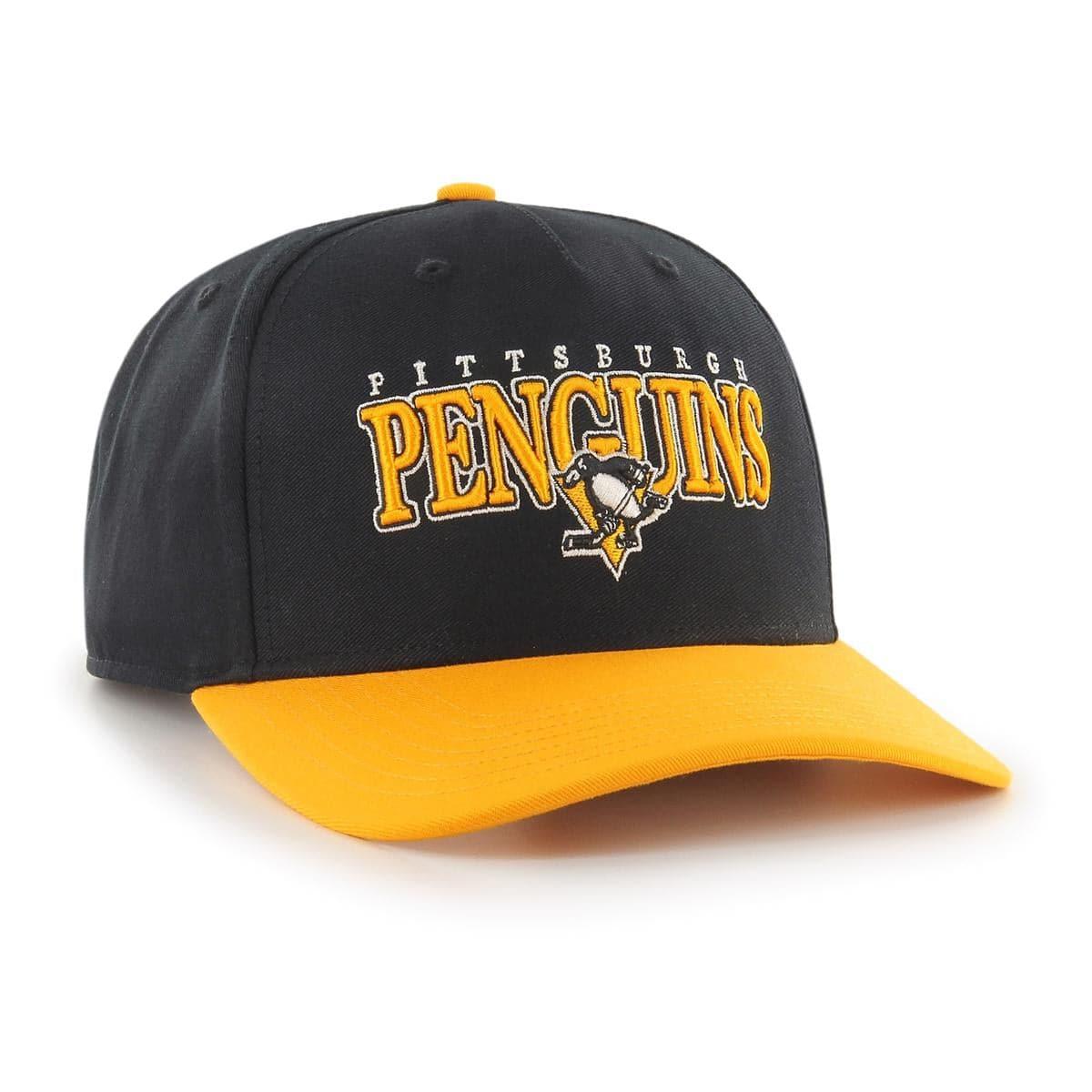 47 Brand Caps Pittsburgh Penguins ‘47 NHL Gojo MVP DP Pre-Curved Snapback Hat - Black