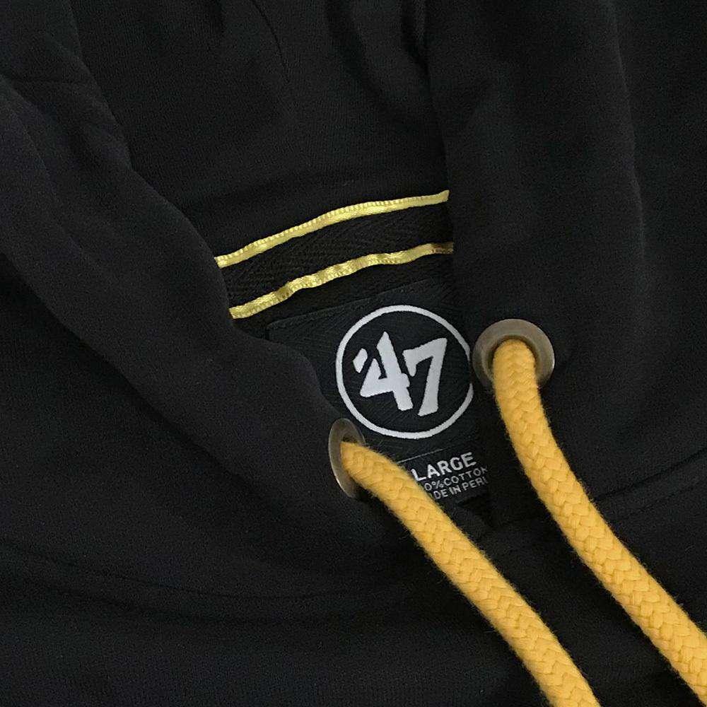 47 Brand Jumpers Pittsburgh Penguins '47 NHL Sure Shot Scrimmage Hoodie Jumper - Black