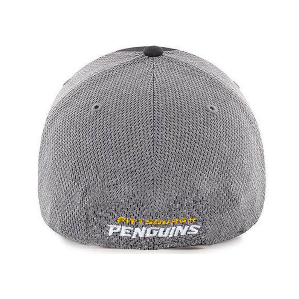 47 Brand Caps Pittsburgh Penguins '47 NHL Wycliff Contender Stretch Fit Curve Hat - Black