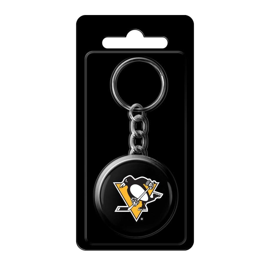 Inglasco Accessories Pittsburgh Penguins Inglasco NHL 1.5” Mini Puck Plastic Keychain