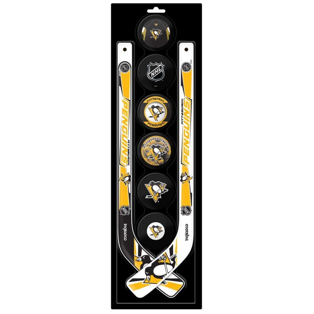 Inglasco Pucks Pittsburgh Penguins Inglasco NHL FaceOff 8-Pack Mini Hockey Set