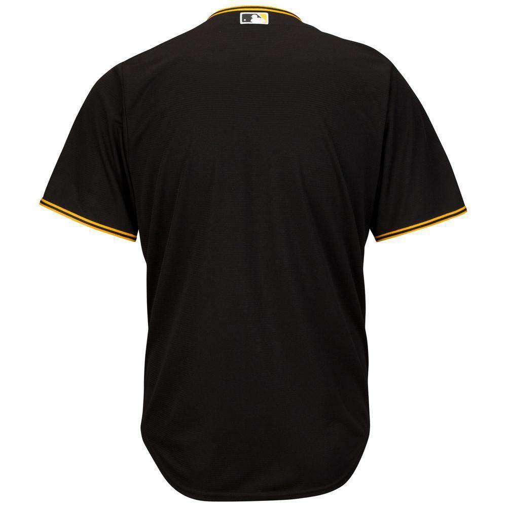 Majestic Athletic Jerseys Pittsburgh Pirates Majestic MLB AC Cool Base Replica Jersey - Black