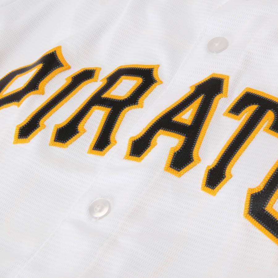 Majestic Athletic Jerseys Pittsburgh Pirates Majestic MLB Cool Base Replica Jersey - White
