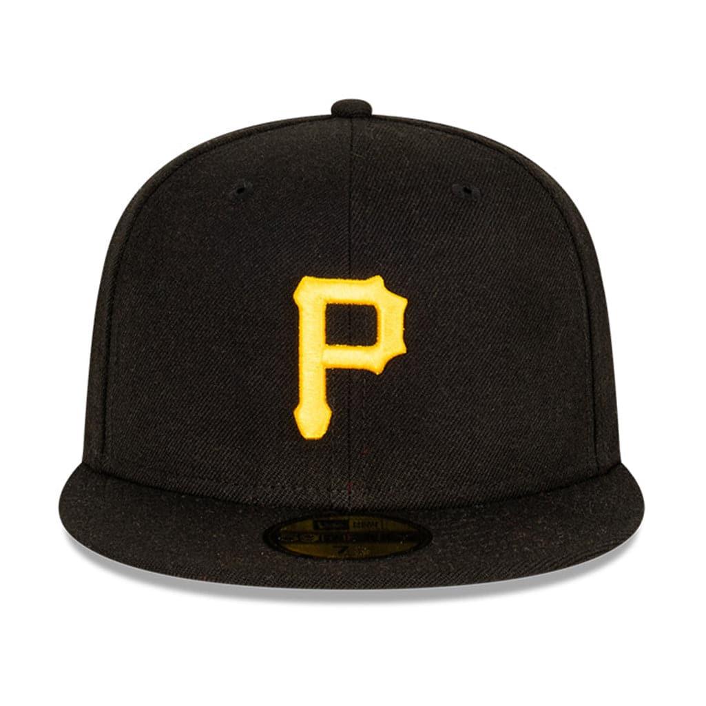 New Era Caps Pittsburgh Pirates New Era MLB 1960 World Series Patch 59FIFTY Fitted Hat - Black