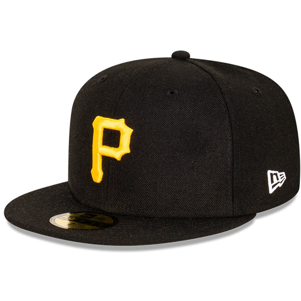 New Era Caps Pittsburgh Pirates New Era MLB 1960 World Series Patch 59FIFTY Fitted Hat - Black