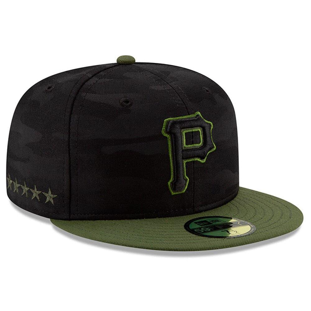 New Era Caps Pittsburgh Pirates New Era MLB AC On-Field Alt 3 59FIFTY Fitted Hat - Black