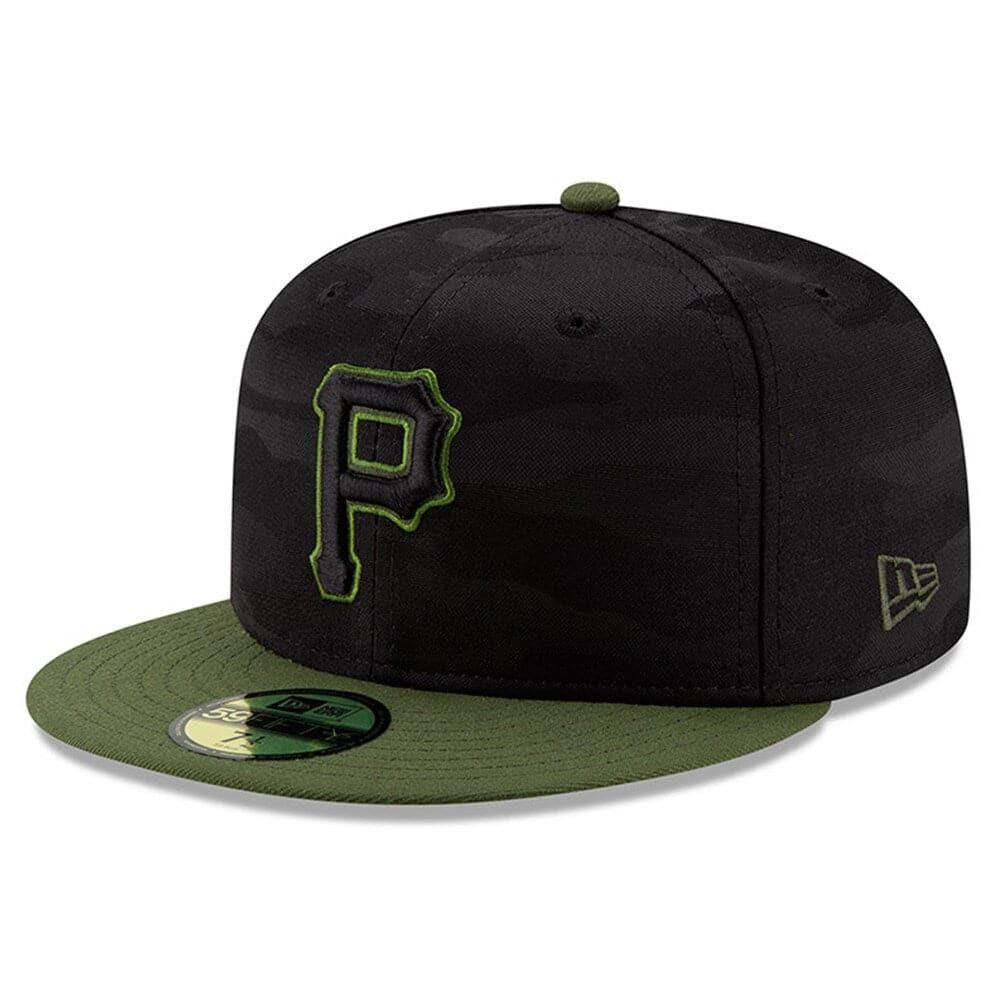 New Era Caps Pittsburgh Pirates New Era MLB AC On-Field Alt 3 59FIFTY Fitted Hat - Black