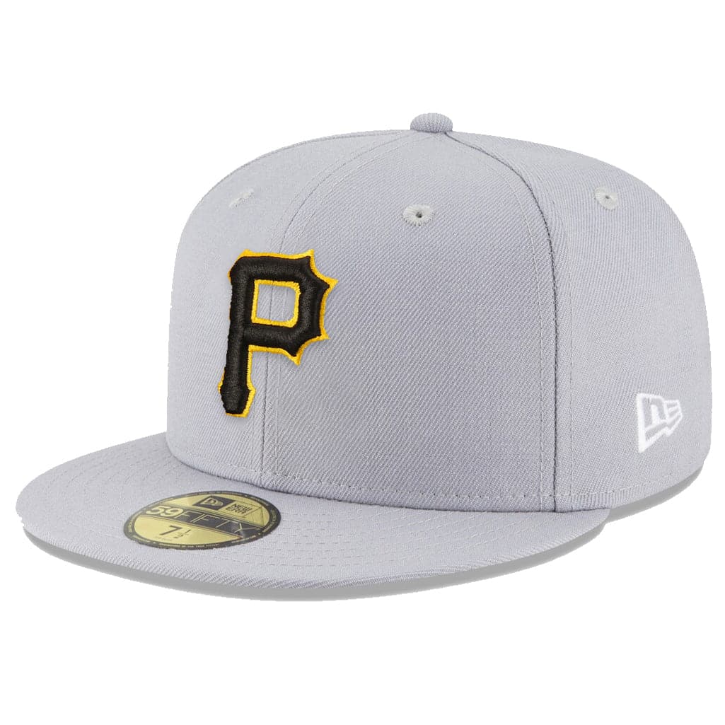 New Era Caps Pittsburgh Pirates New Era MLB Team 59FIFTY Fitted Hat - Grey