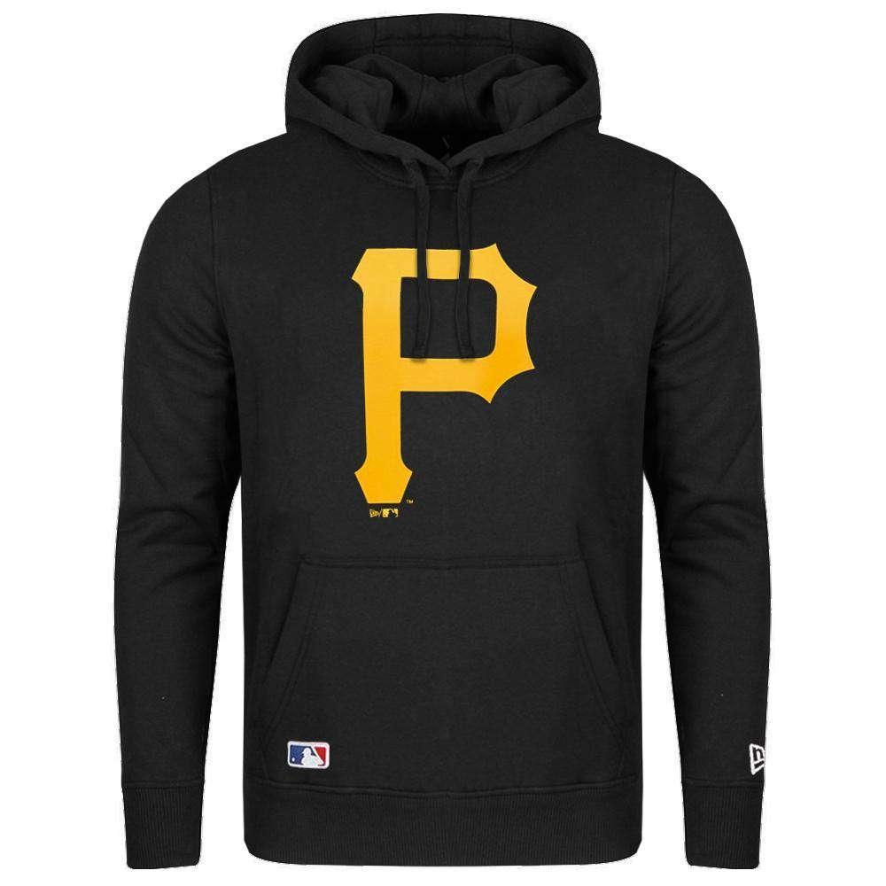 New Era Jumpers Pittsburgh Pirates New Era MLB Team Logo Hoodie Jumper - Black
