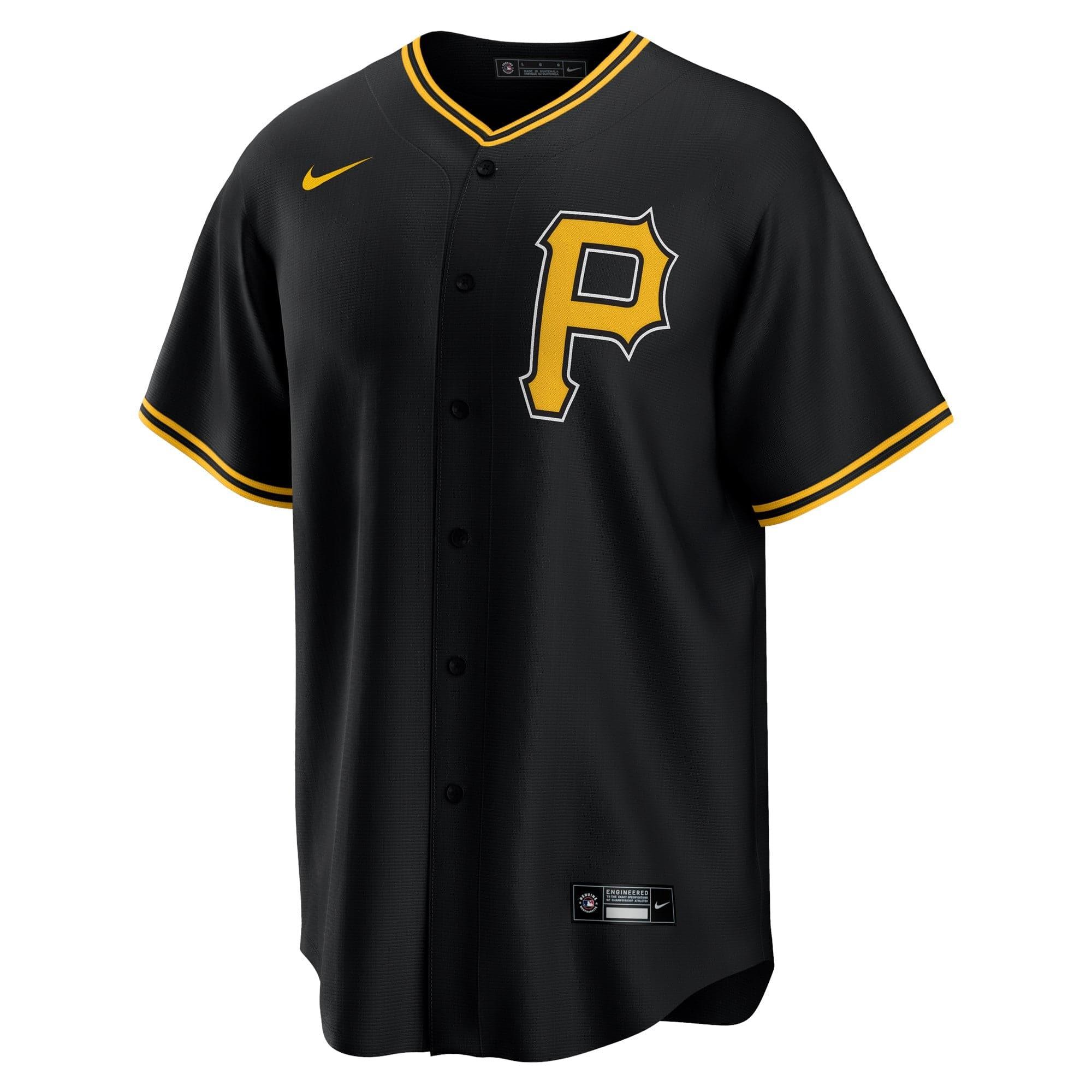 Nike Jerseys Pittsburgh Pirates Nike MLB Alternate Replica Jersey - Black