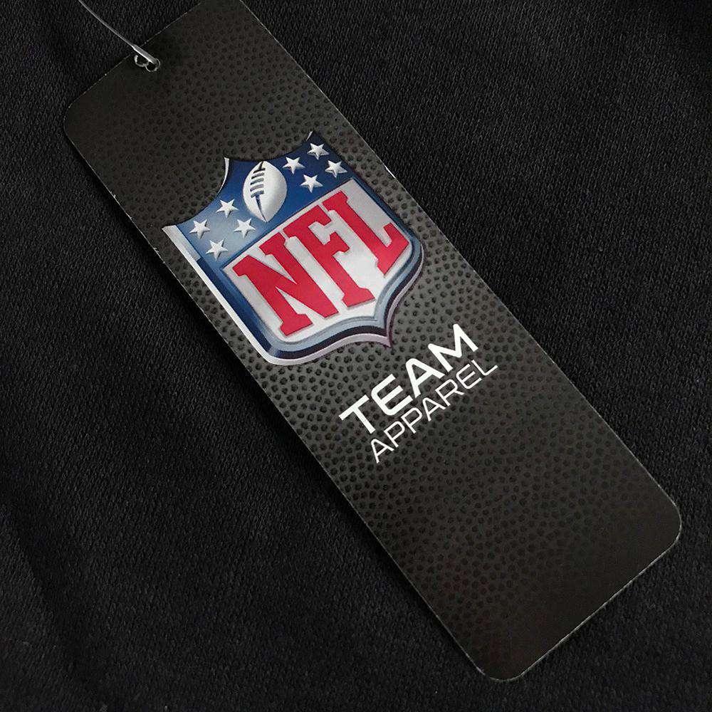 Majestic Athletic Jumpers Pittsburgh Steelers Majestic NFL Tek Patch Hoodie Jumper - Black
