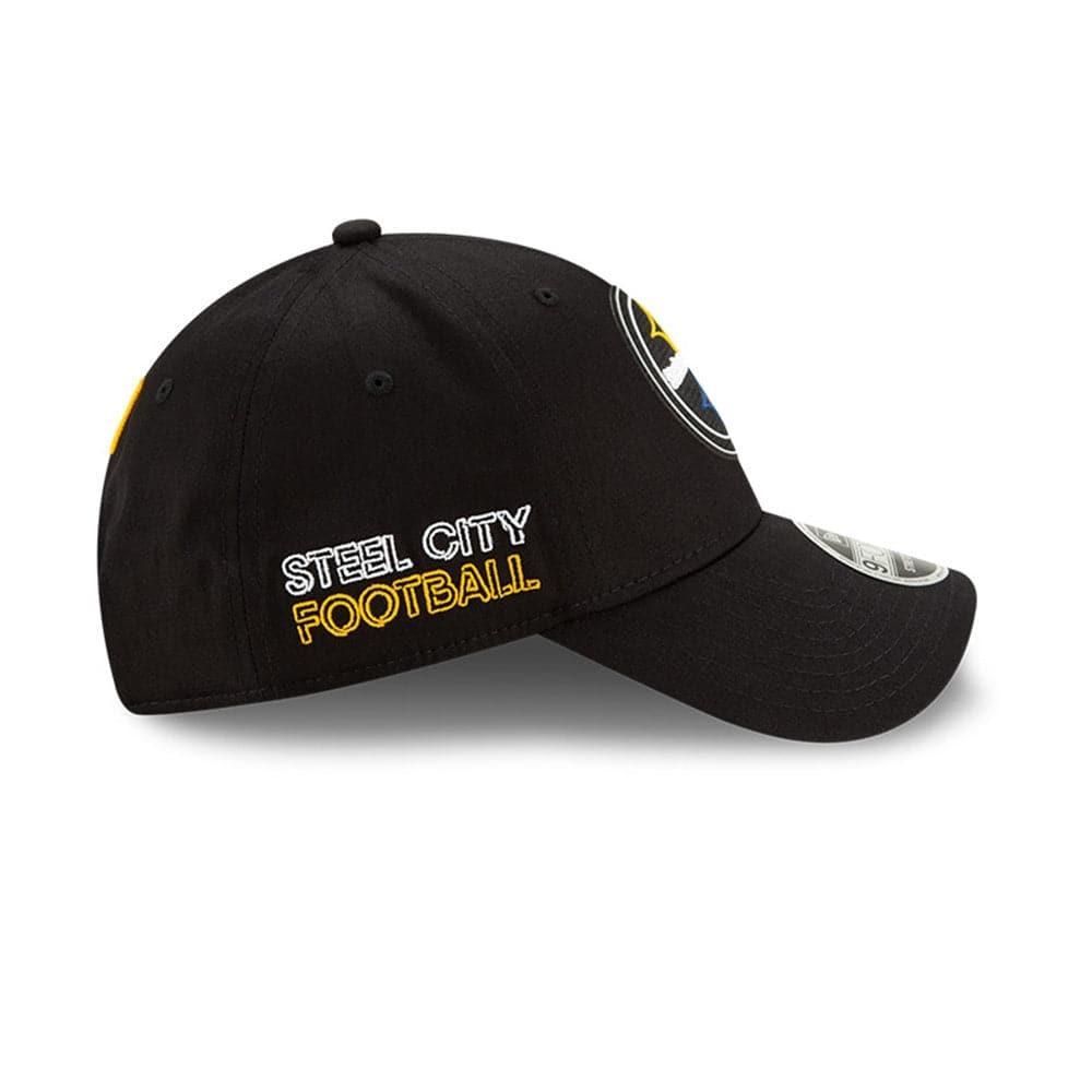 New Era Caps Pittsburgh Steelers New Era NFL 2020 Draft 9FORTY Stretch Snapback Curve Hat - Black