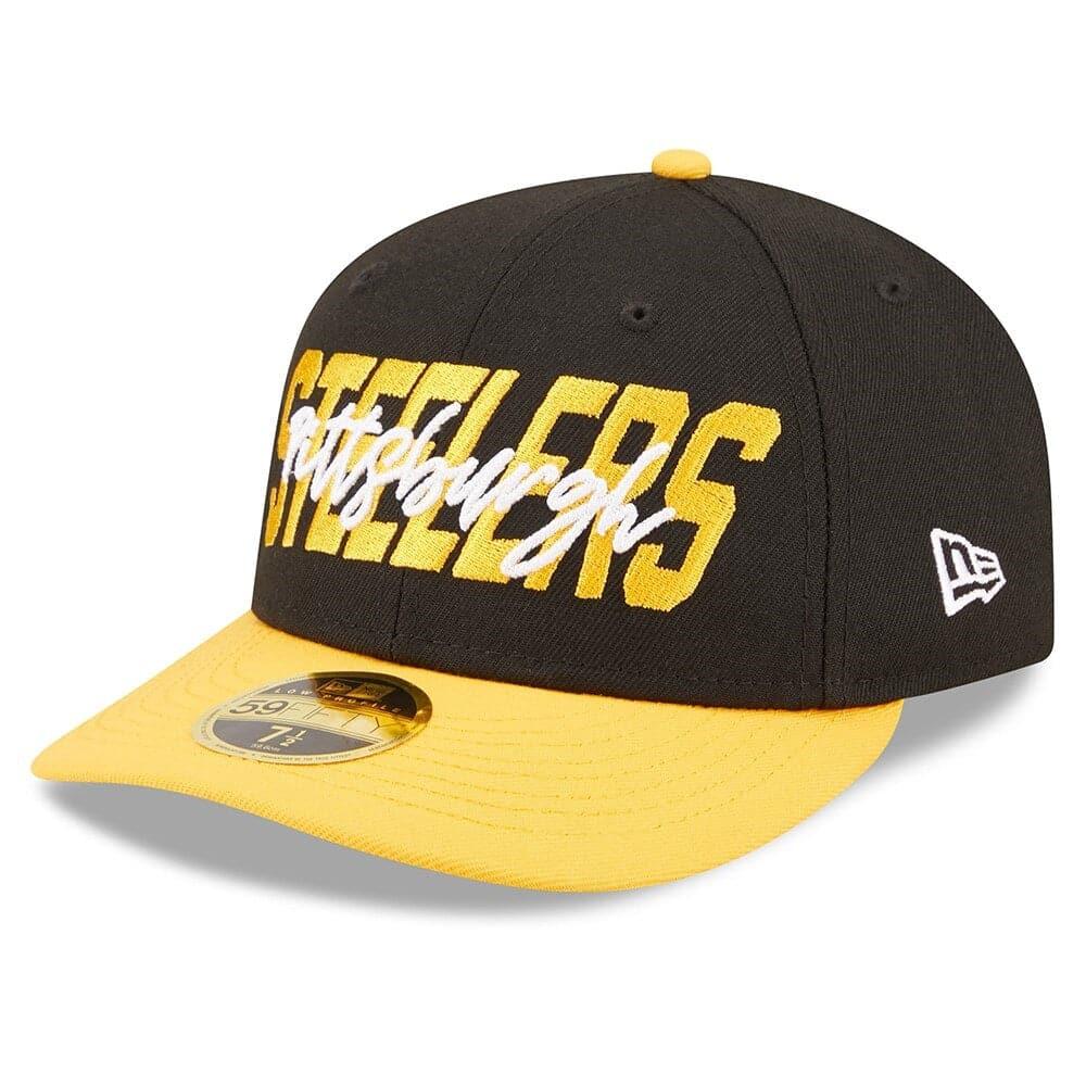 New Era Caps Pittsburgh Steelers New Era NFL 2022 Draft Low Profile 59FIFTY Fitted Hat - Black