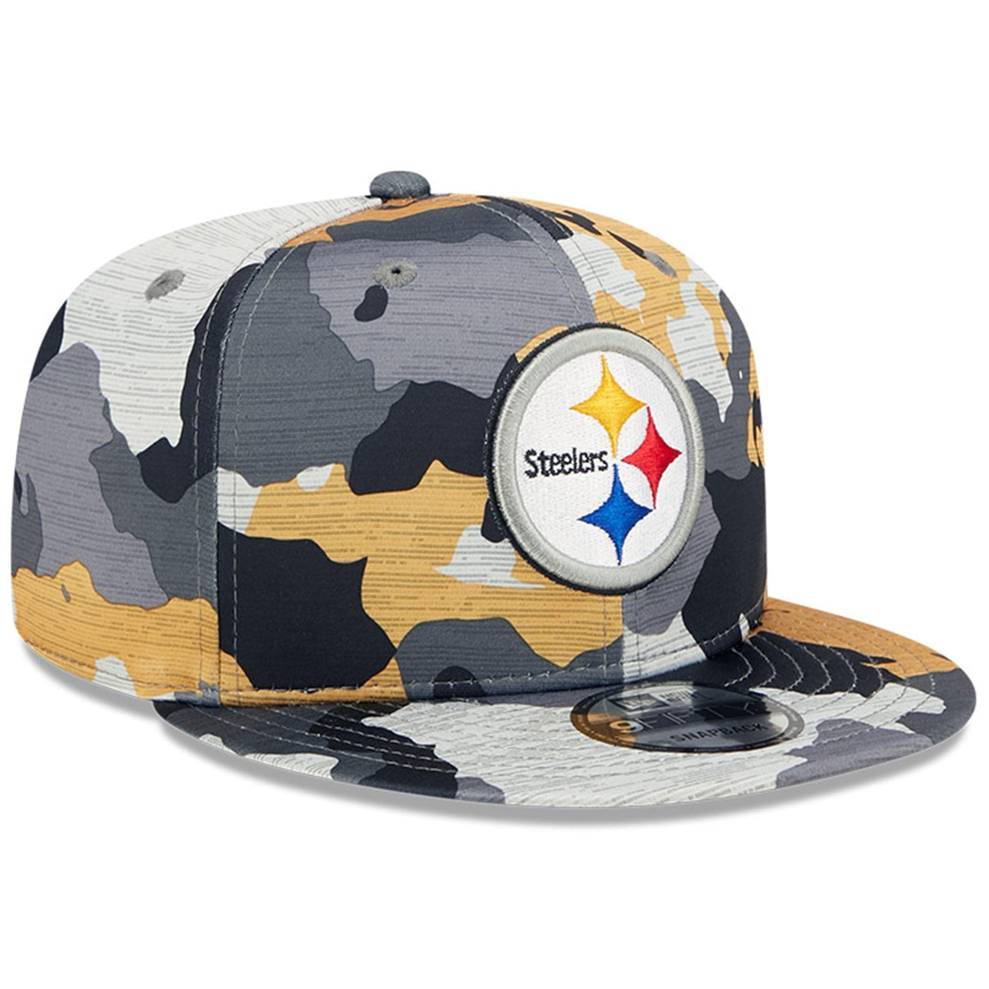 New Era Caps Pittsburgh Steelers New Era NFL 22 Training Camp 9FIFTY Snapback Hat - Camo