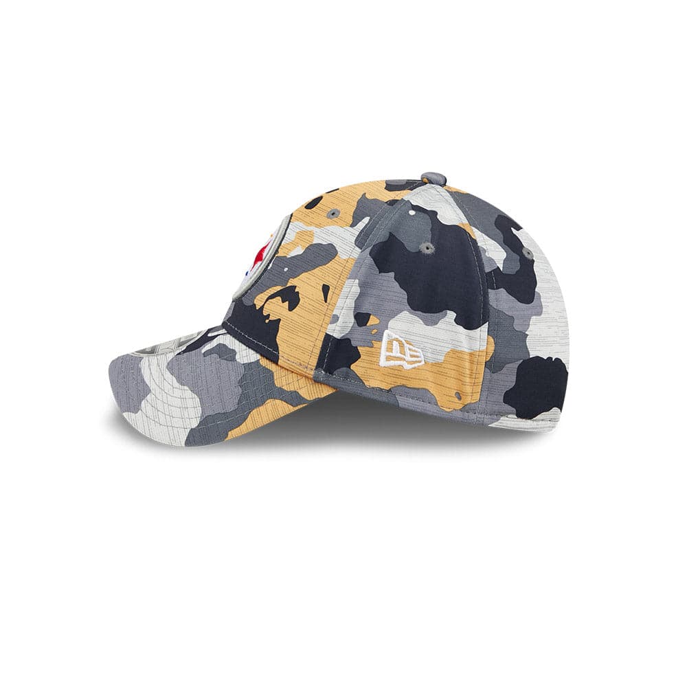 New Era Caps Pittsburgh Steelers New Era NFL 22 Training Camp 9FORTY Stretch Snap Hat - Camo