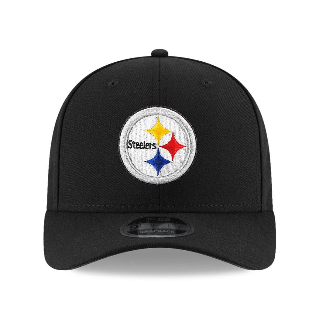 New Era Caps Pittsburgh Steelers New Era NFL Team 9FIFTY OF Pre-Curved Snapback Hat - Black