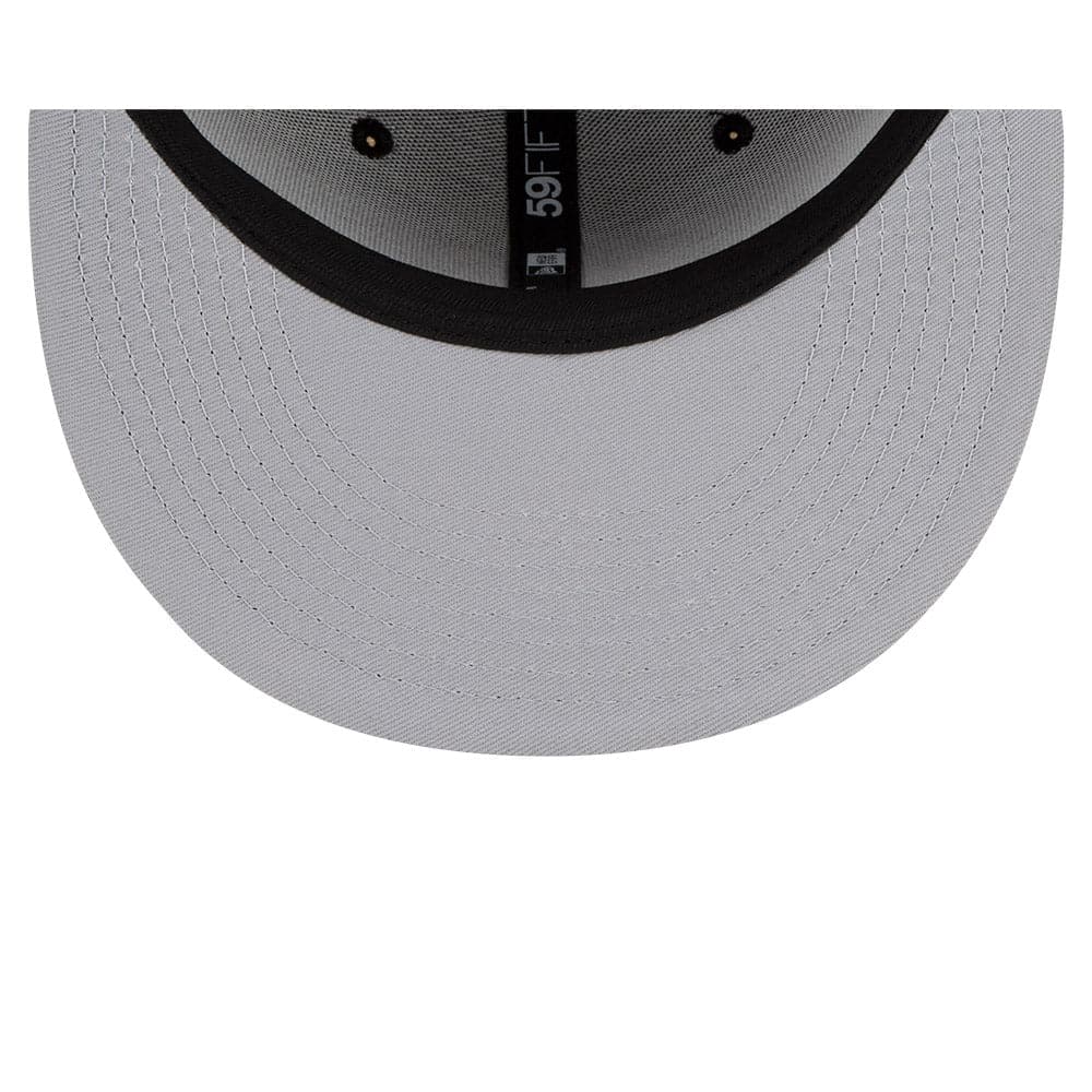 New Era Caps Portland Trail Blazers New Era NBA 21-22 Back Half 59FIFTY Fitted Hat - Black