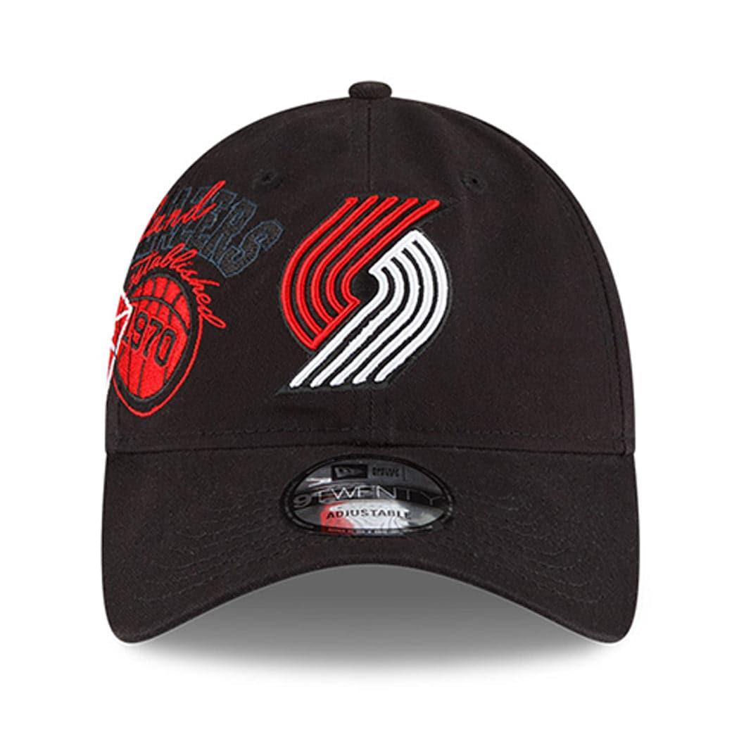 New Era Caps Portland Trail Blazers New Era NBA 21-22 Back Half 9TWENTY Hat - Black