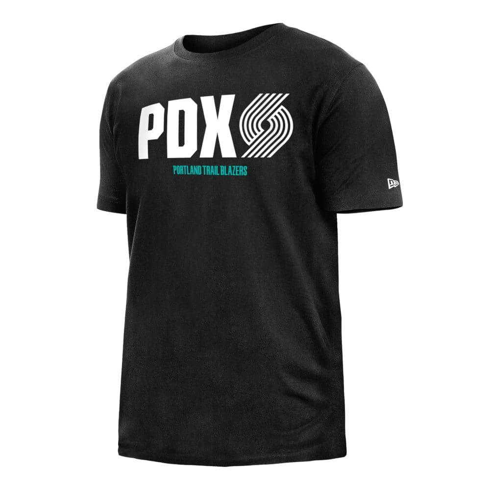 New Era T-Shirts Portland Trail Blazers New Era NBA 22-23 City Edition T-Shirt - Black