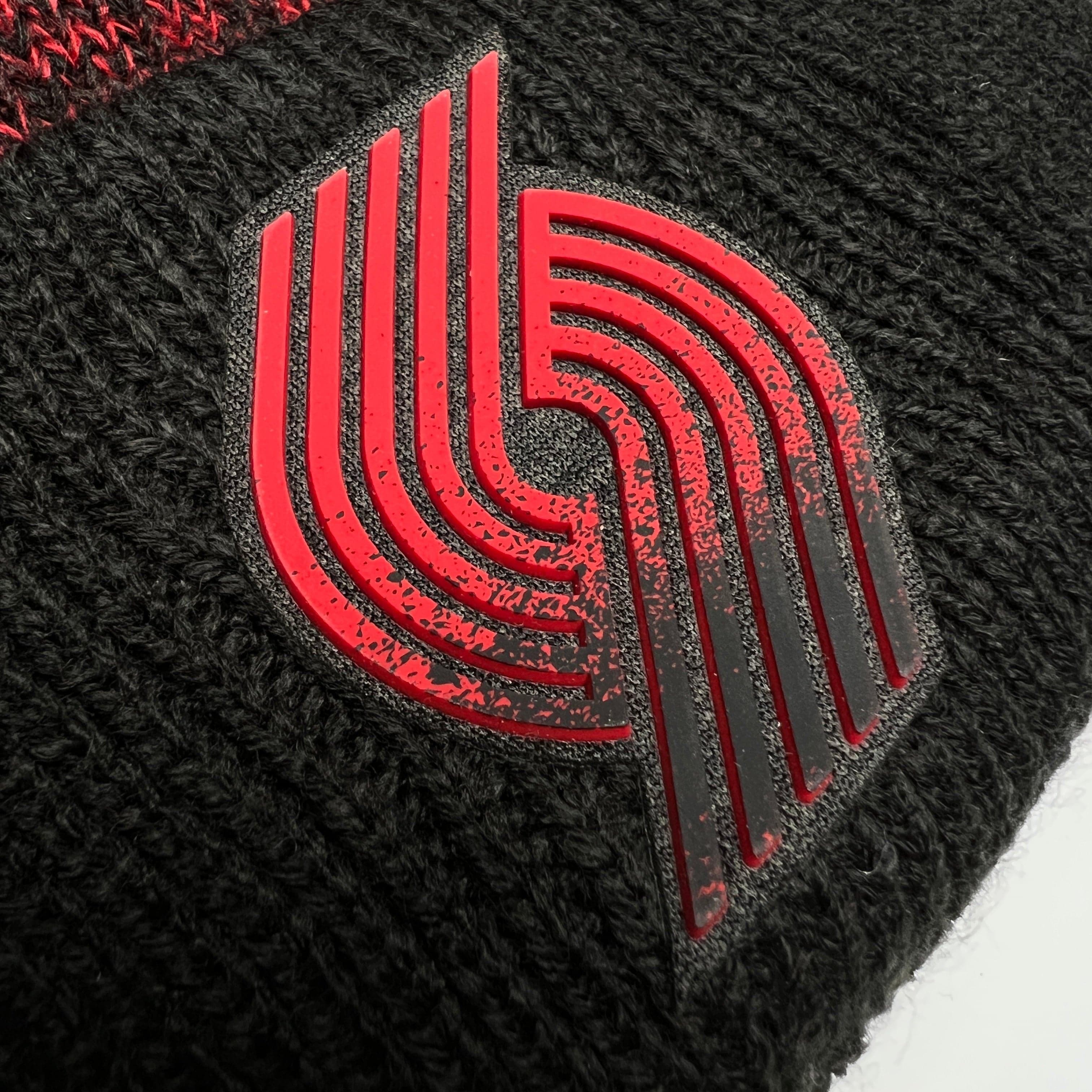 New Era Beanies Portland Trail Blazers New Era NBA Back Half Knit Beanie - Black