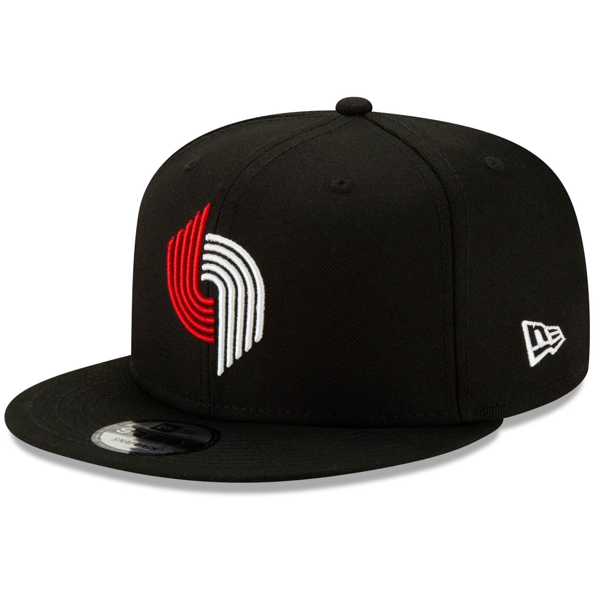 New Era Caps Portland Trail Blazers New Era NBA Hardwood Classics Nights 9FIFTY Snapback Hat - Black