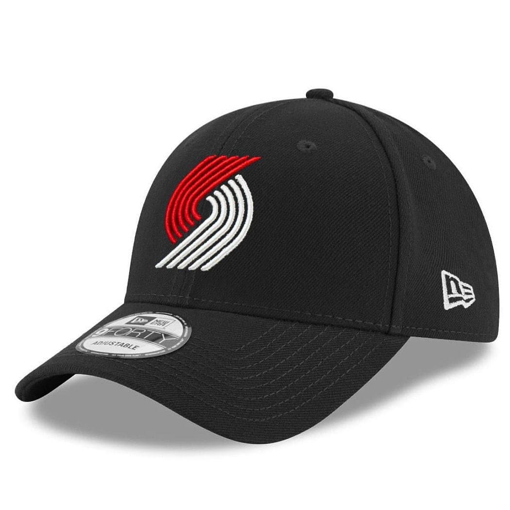 New Era Caps Portland Trail Blazers New Era NBA Hardwood Classics Nights 9FORTY Curved Hat - Black