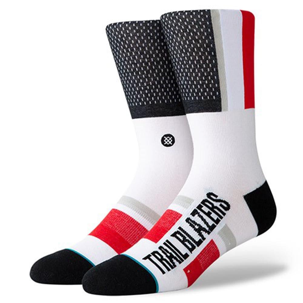 Stance Socks Large (9-12 US) Portland Trail Blazers Stance NBA Shortcut 2 Crew Socks - Black