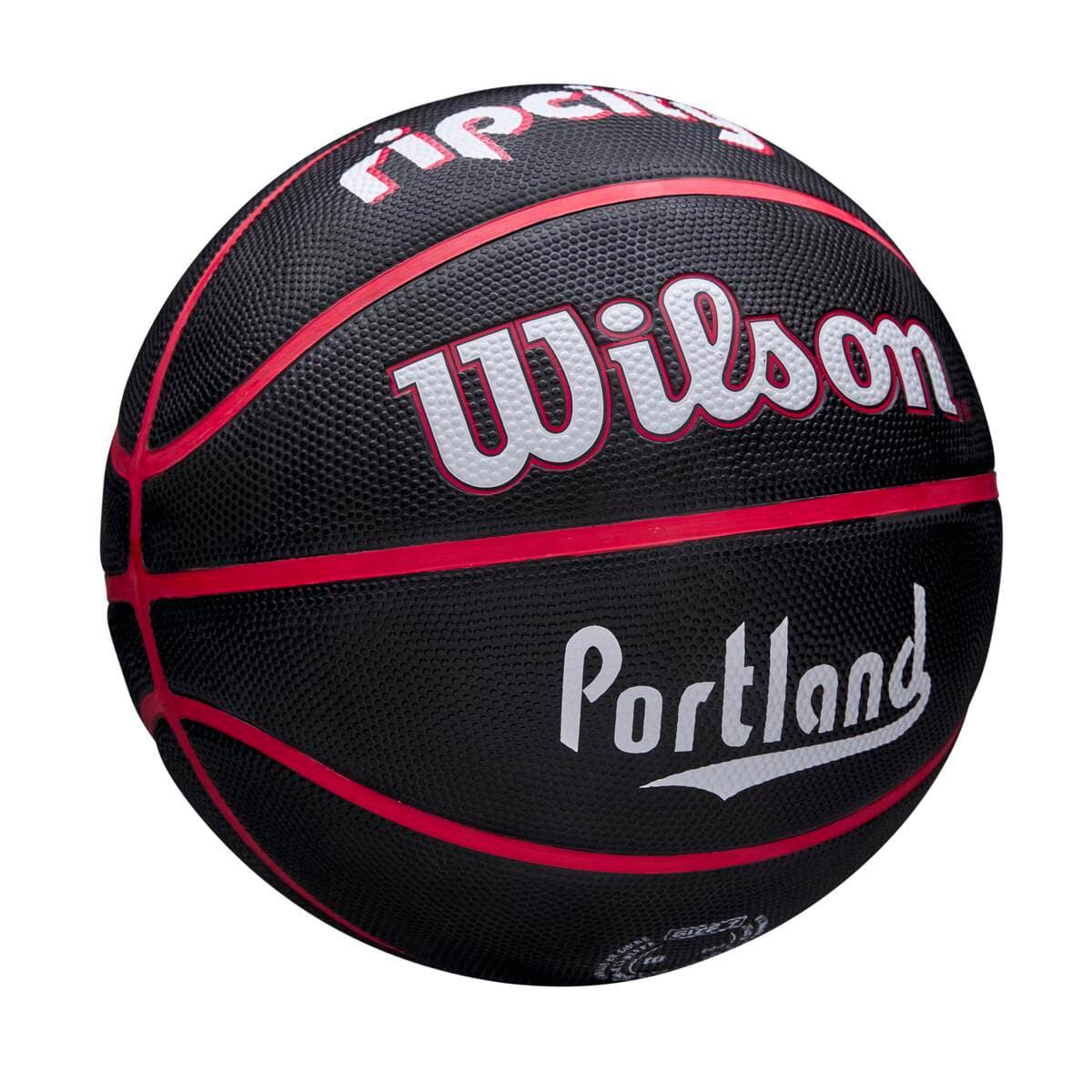 Wilson Sporting Goods Balls Portland Trail Blazers Wilson NBA 21-22 City Edition Full Size Basketball Ball - Size 7