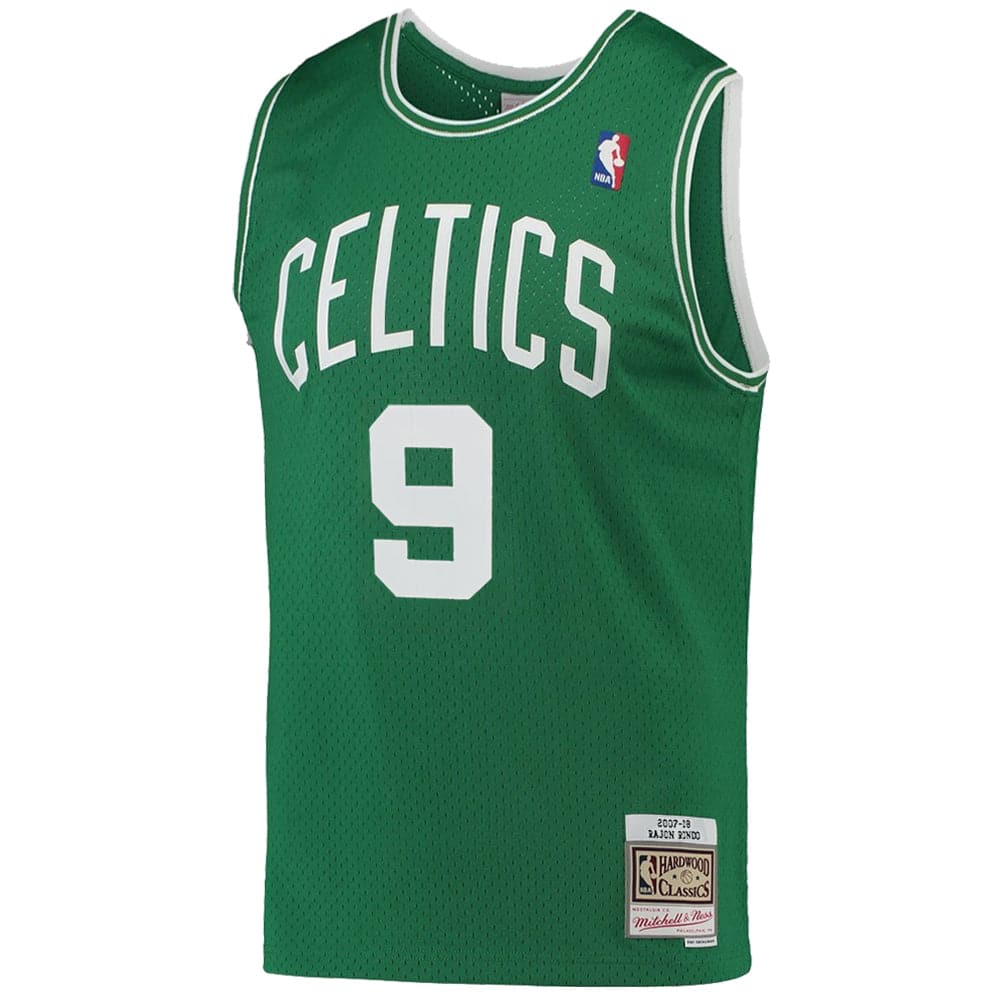 Mitchell And Ness Jerseys Rajon Rondo Boston Celtics Mitchell & Ness NBA 07-08 Road Swingman Jersey - Green