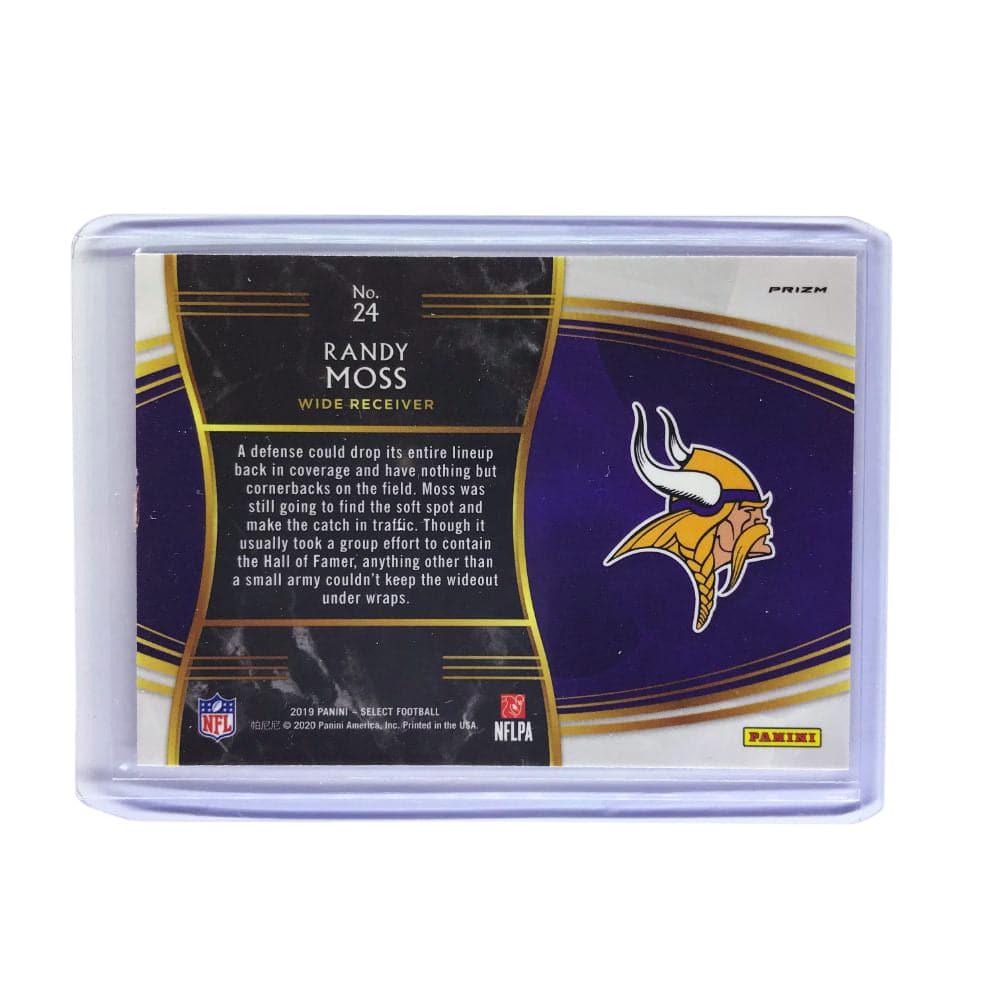 Panini Cards Randy Moss 2019 Panini Select NFL Prizm Snapshots Card