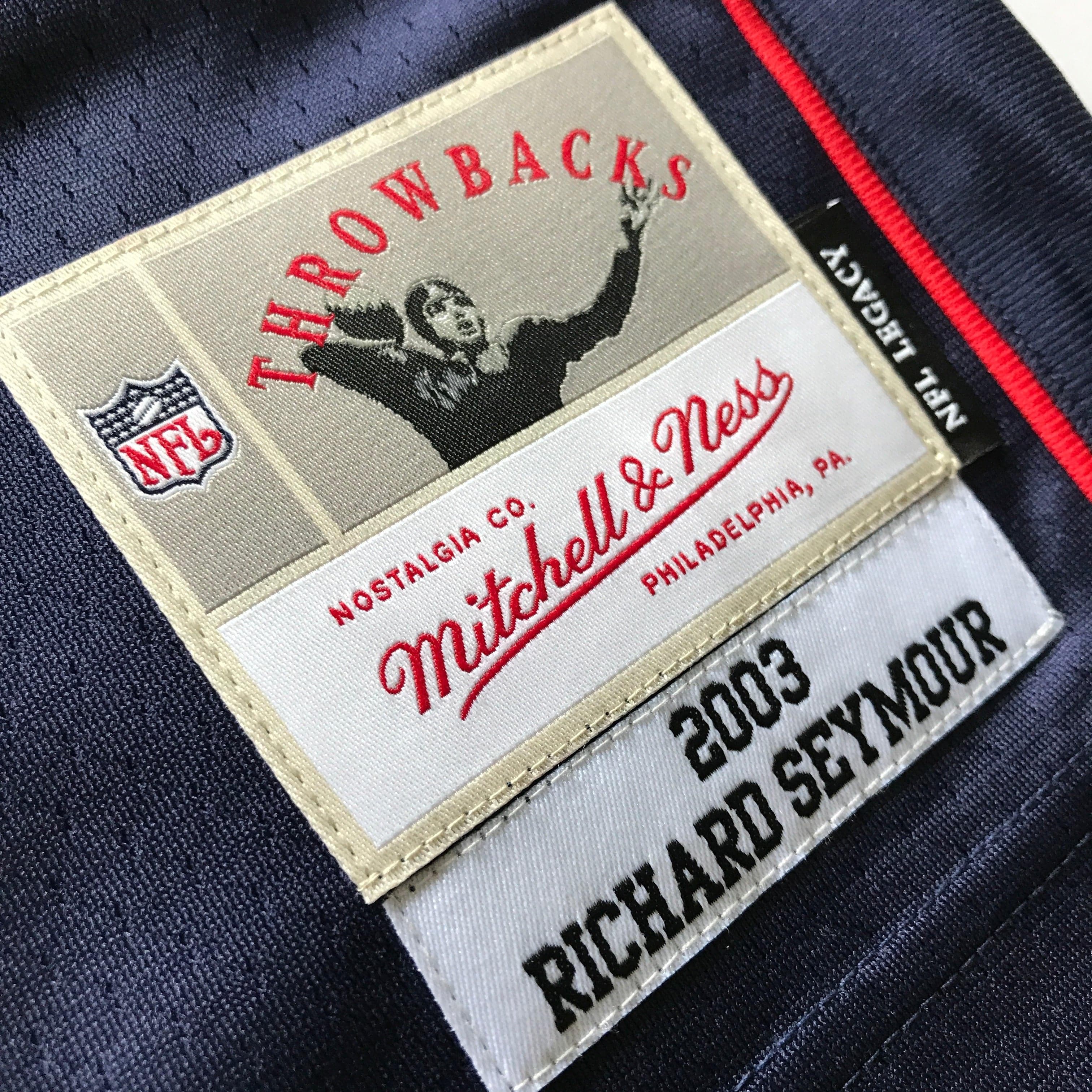 Mitchell And Ness Jerseys Richard Seymour New England Patriots Mitchell & Ness NFL 2003 Legacy Jersey - Navy