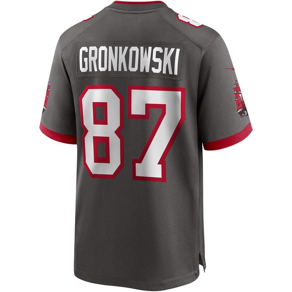 Nike Jerseys Rob Gronkowski Tampa Bay Buccaneers Nike NFL Game Jersey - Pewter